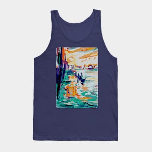 Venice Italy Artwork Poster Tank Top